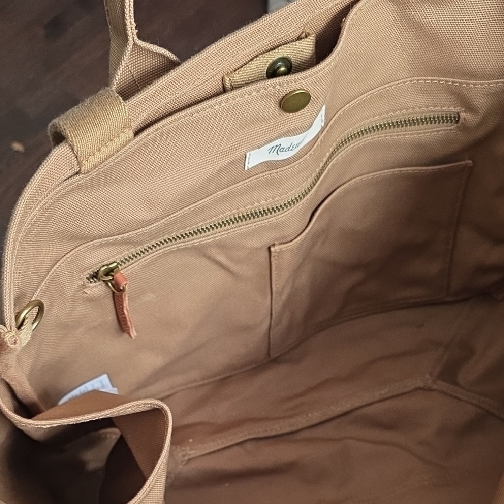 Madewell Tan Women's Tote Bag - Picture 2 of 3